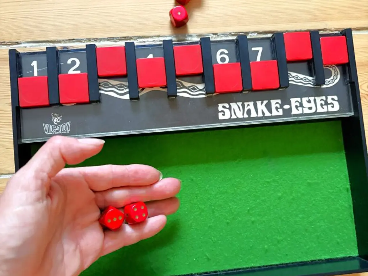 Billede 2 - Originalt vintage Snake Eyes spil