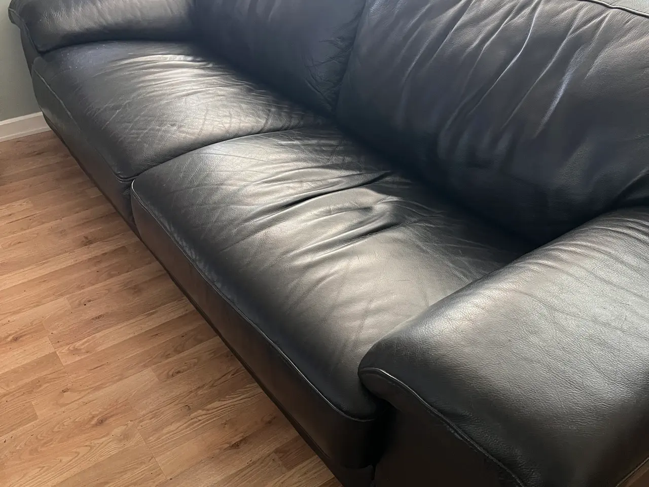 Billede 1 - Lædersofa af okse 
