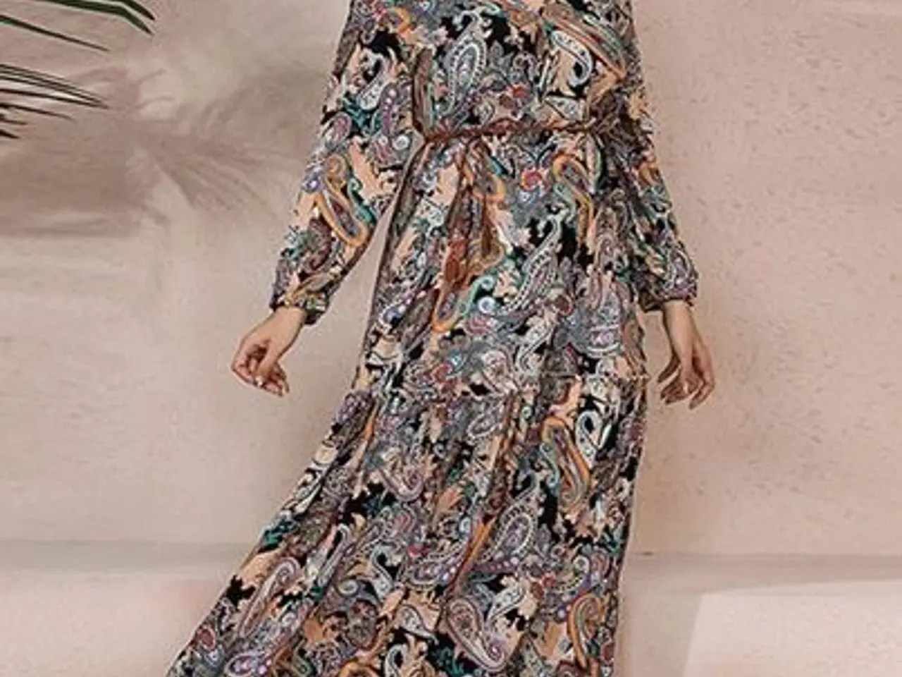 Billede 3 - Maxi i BOHO stil/ M. paisly print./ str:Large