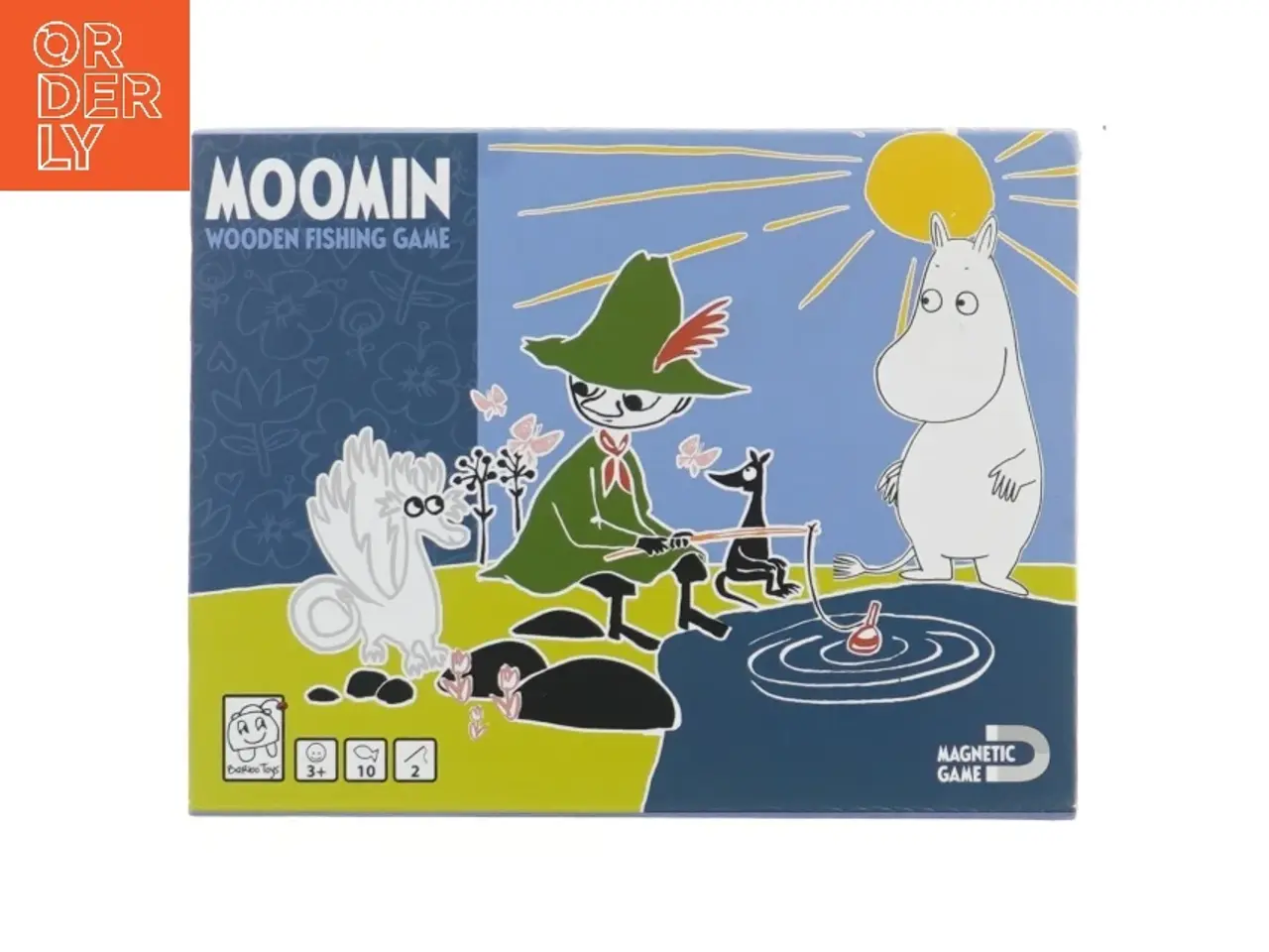 Billede 1 - Moomin fiskespil i træ (str. 16x21 cm)