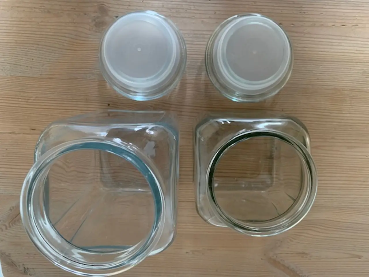 Billede 6 - Opbevaringsglas / glaskrukker / bolcheglas - retro