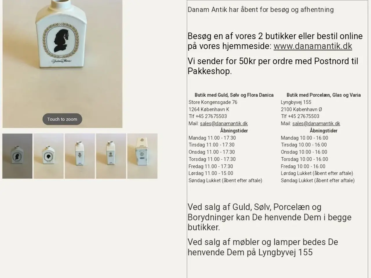 Billede 8 - Royal Copenhagen thedåse uden låg