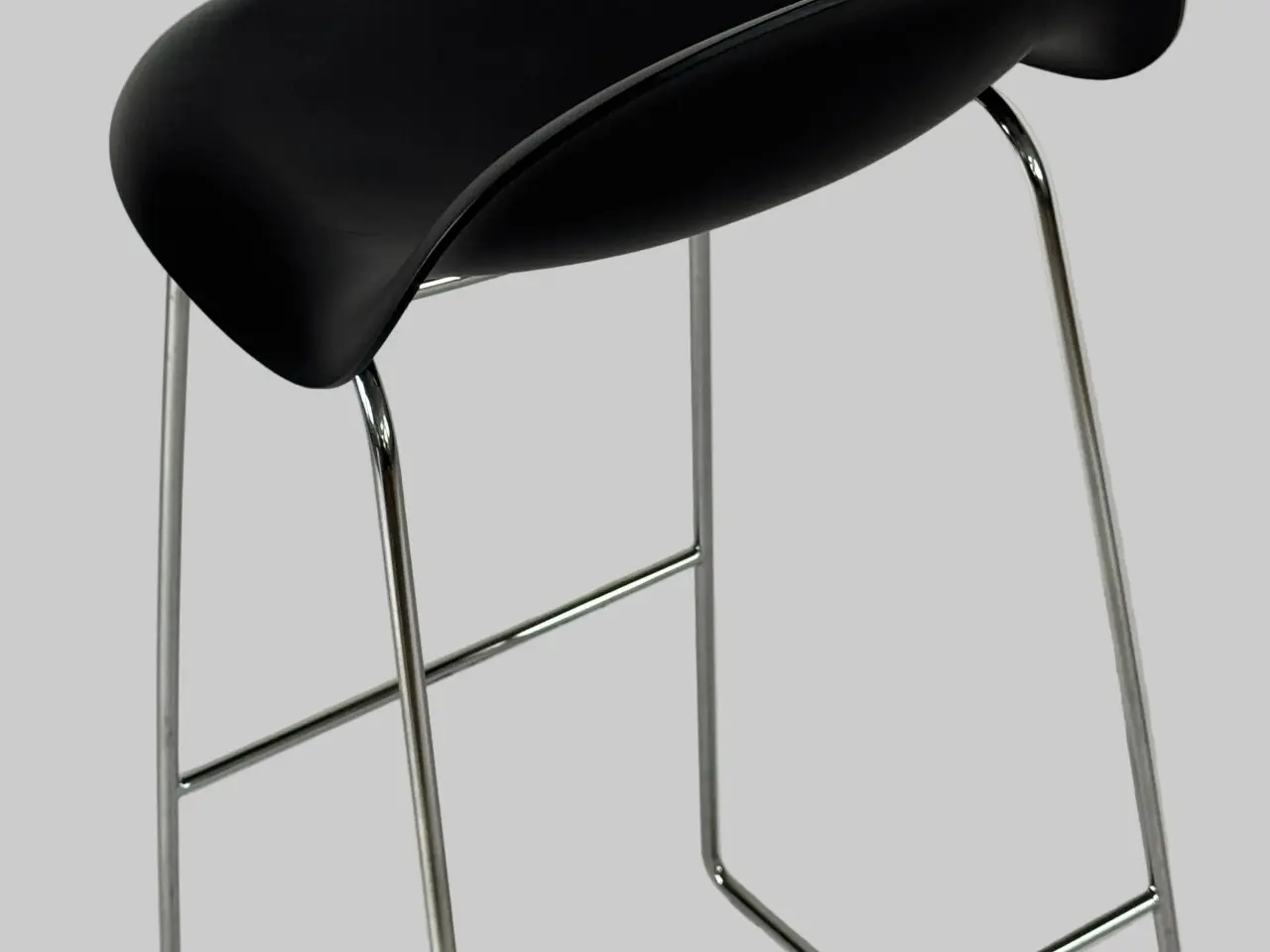 Billede 6 - GUBI 3D Bar Stool Barstol – Sort/Krom Stel SH 75 cm