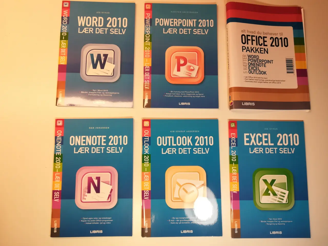 Billede 1 - Office 2010 pakken (5 ulæste hæfter) Lær det selv