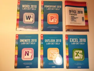 Office 2010 pakken (5 ulæste hæfter) Lær det selv