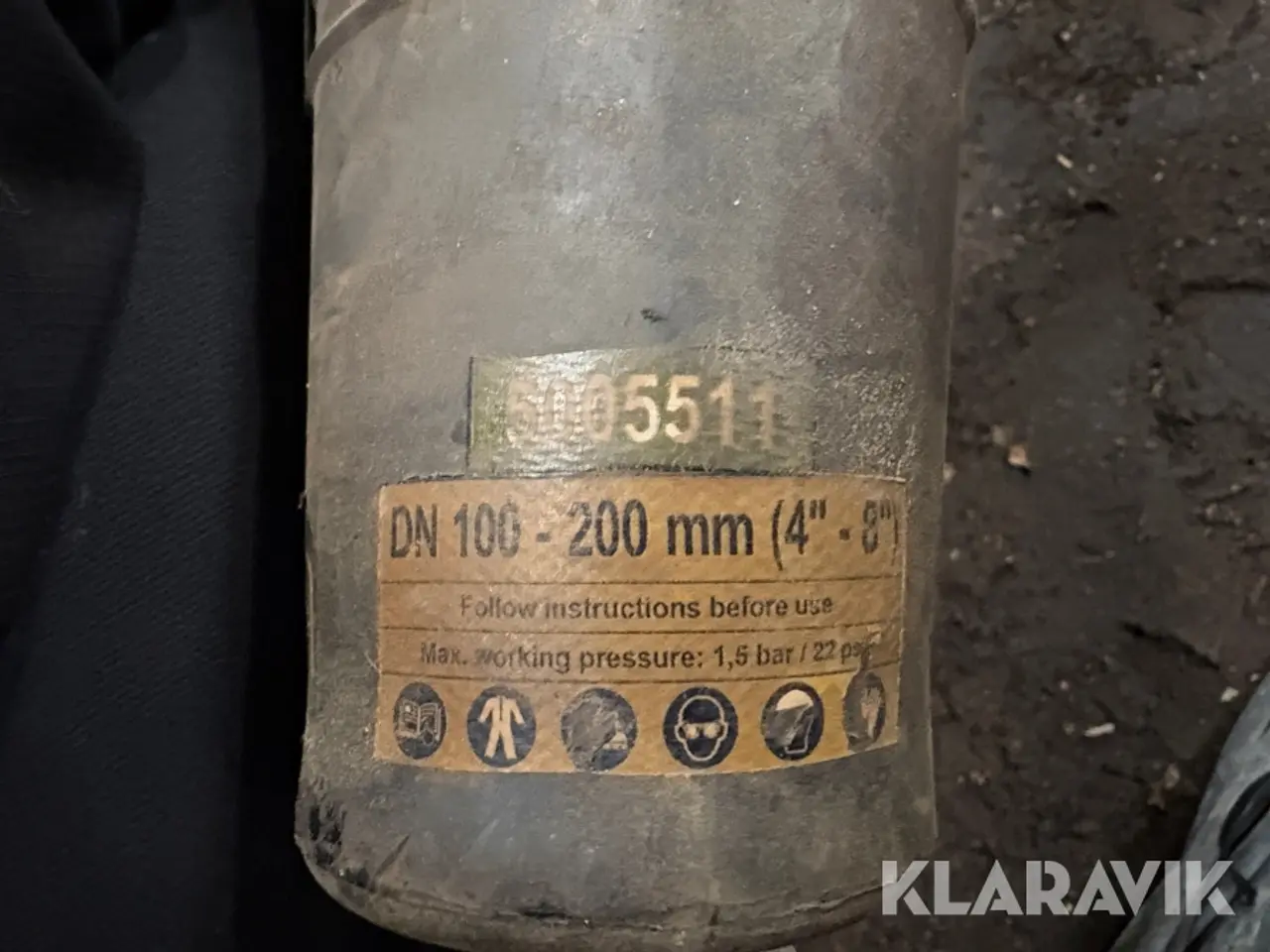 Billede 7 - Kloakrørsbold Uni-seals DN100-200mm - 4”-8"