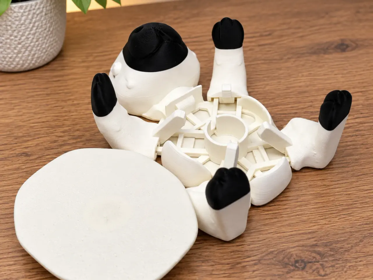 Billede 6 - Mekanisk Panda Kopholder – Innovativ og sjov holde