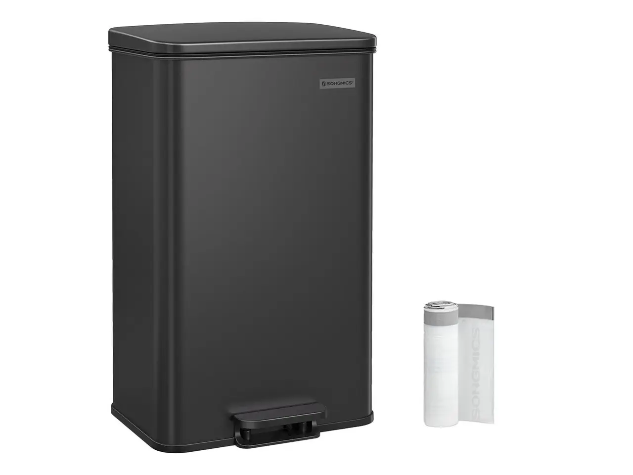 Billede 1 - Pedalspand 40 l med soft close - sort