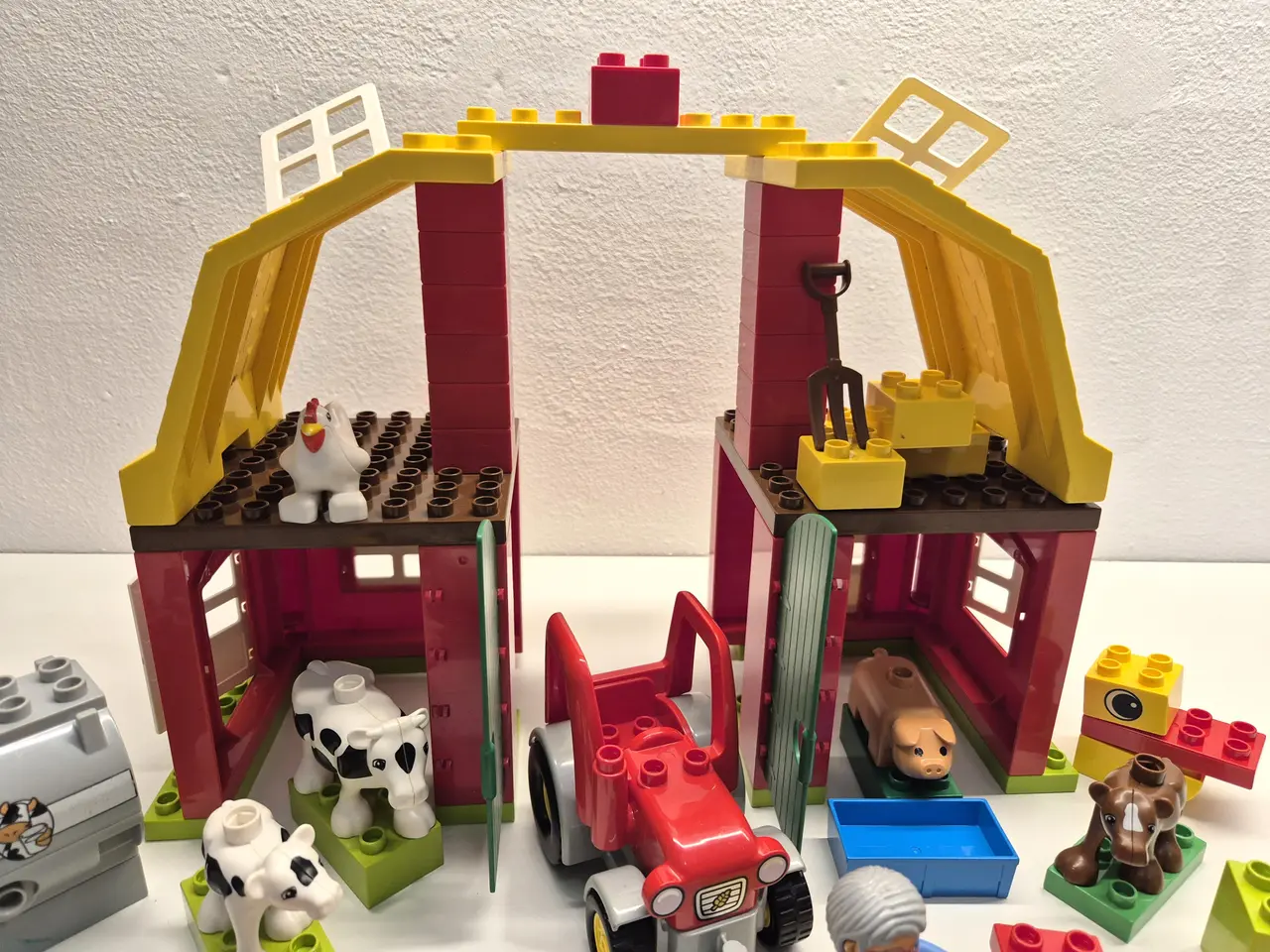 Billede 4 - Duplo Bondegård, Dyr, Traktor, Mennesker, Bygning 