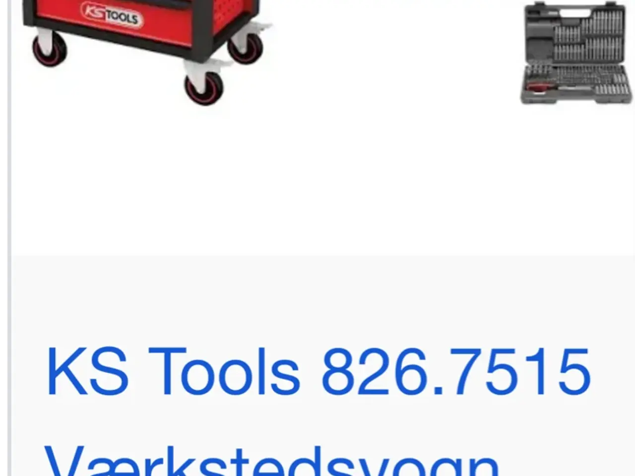 Billede 7 - Værktøjsvogn KS Tools