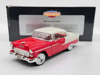 1955 Chevrolet Bel Air 1:18 Flot og detaljeret