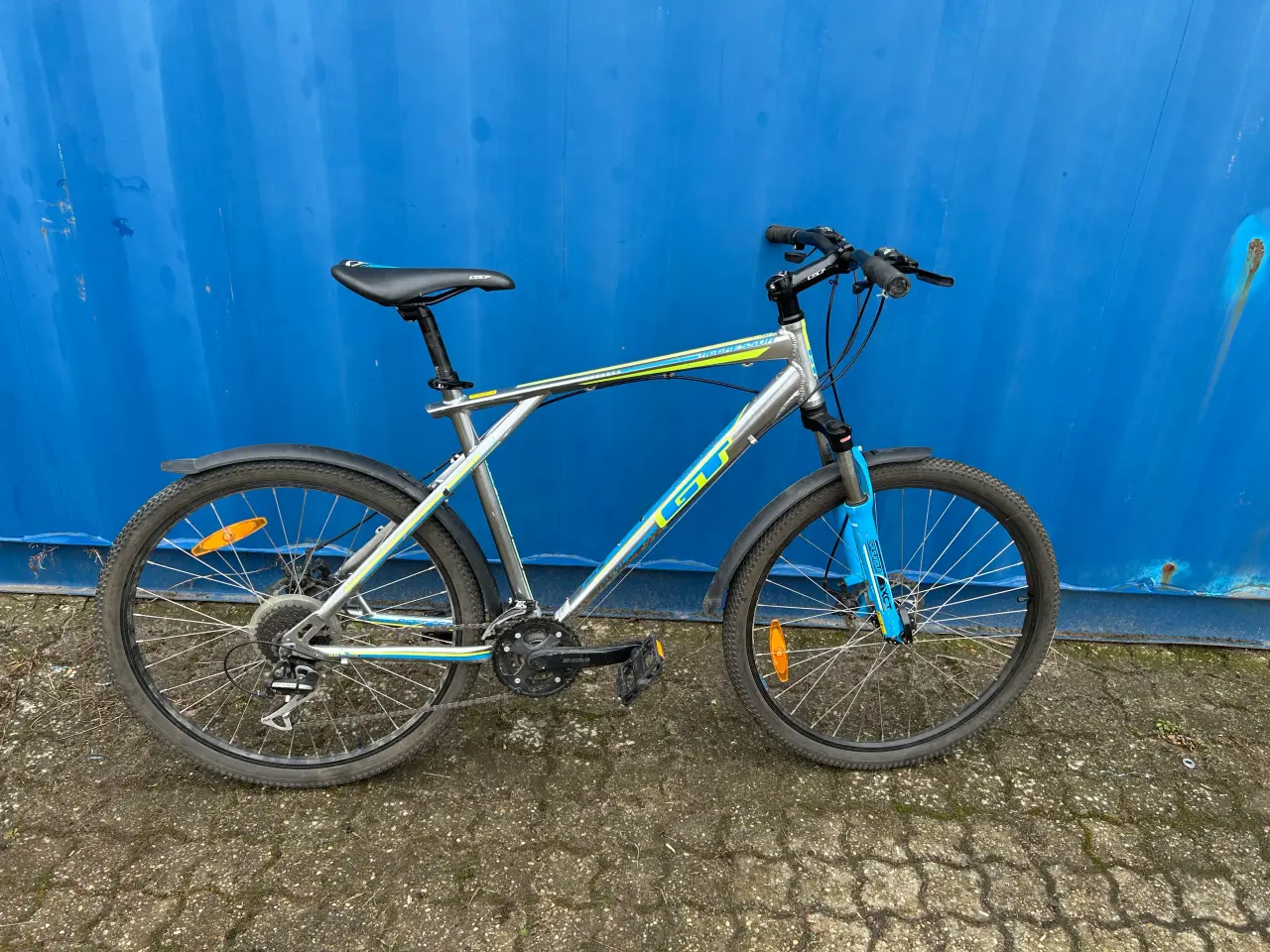 Billede 2 - GT Aggressor Sølv/Grøn Mountainbike til salg 