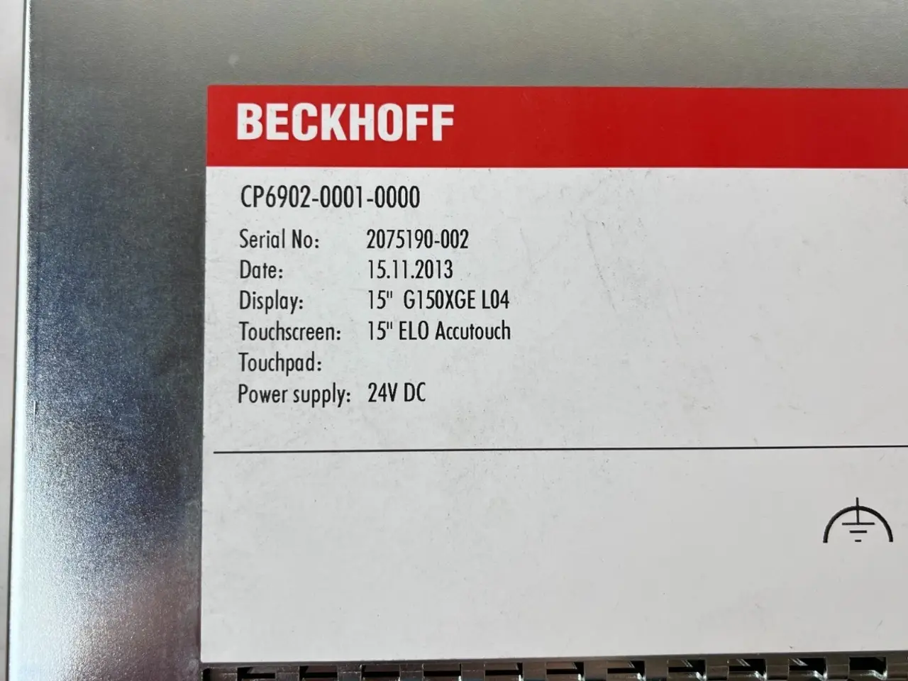 Billede 9 - Beckhoff CP6902-0001-0000 15" ELO Accutouch HMI DC