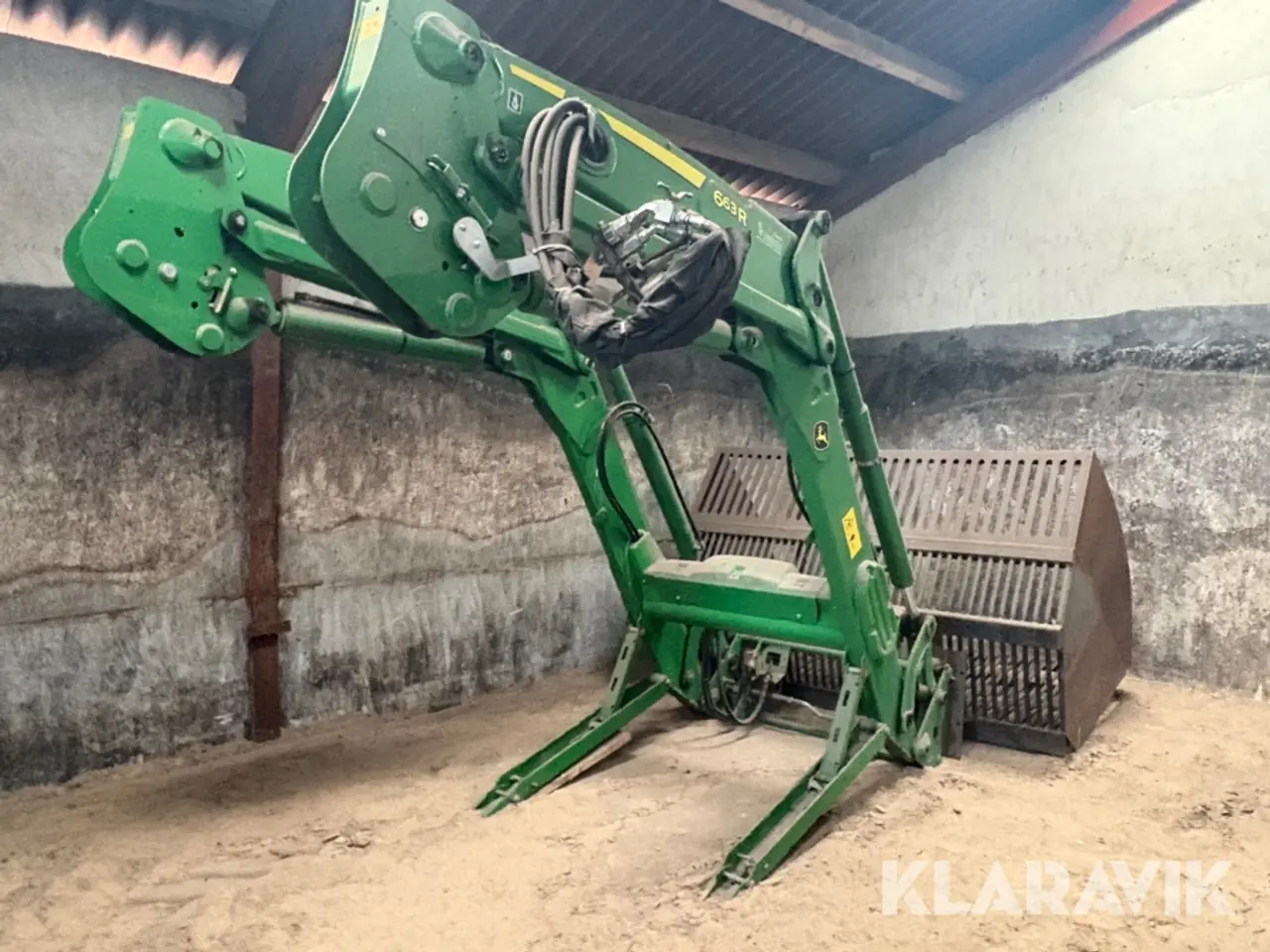 Billede 1 - Frontlæsser John Deere 663 RC med kartoffelskovl