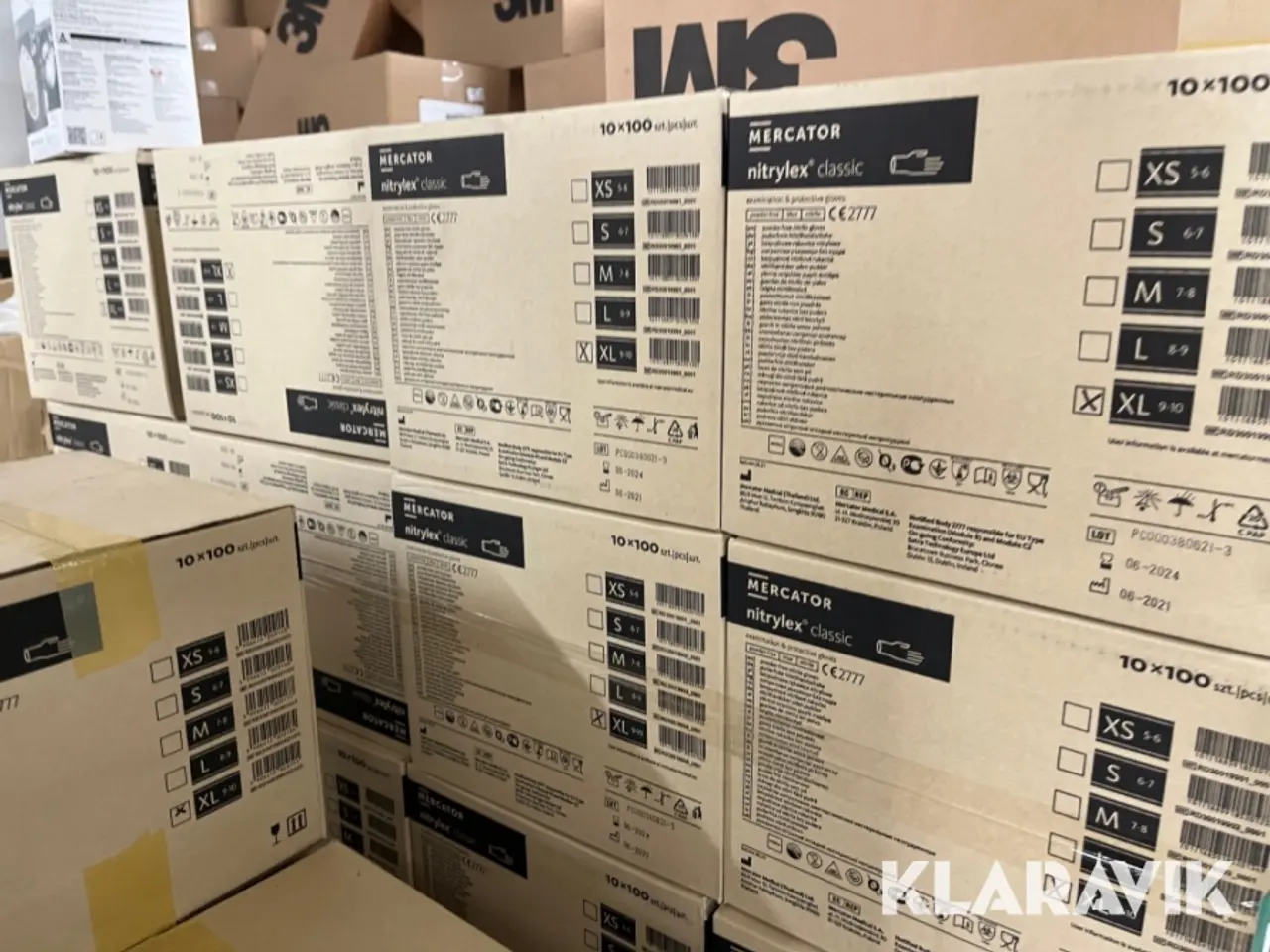 Billede 9 - Nitrilhandsker Mercator Nitrylex Classic størrelse XL - 10 kasser