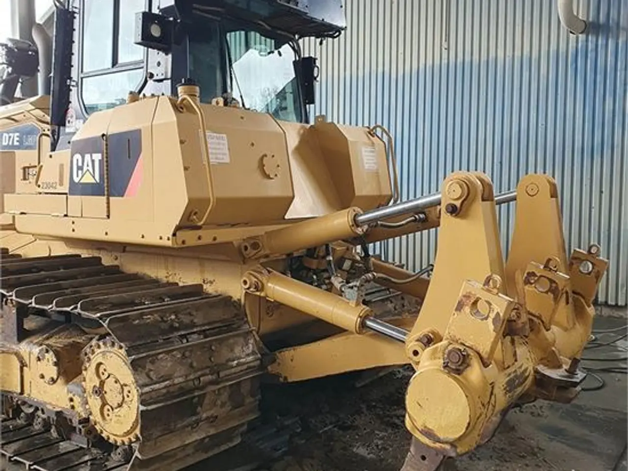 Billede 8 - Caterpillar D7E LGP - 28,5 ton - Ripper, Leica 3D GPS System - EPA