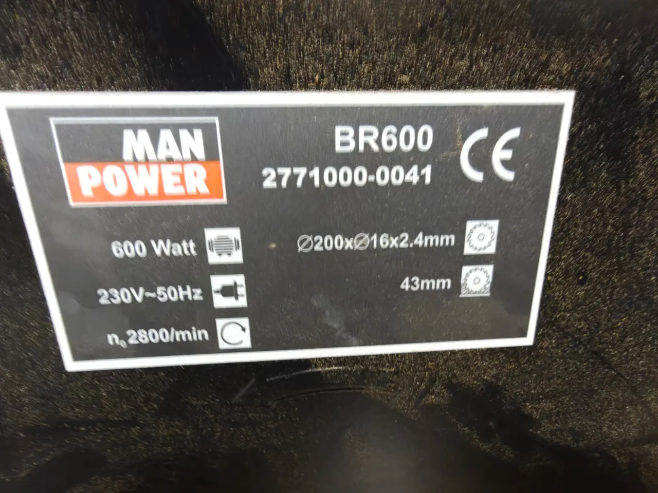 Billede 2 - Man Power BR600 S bordrundsav