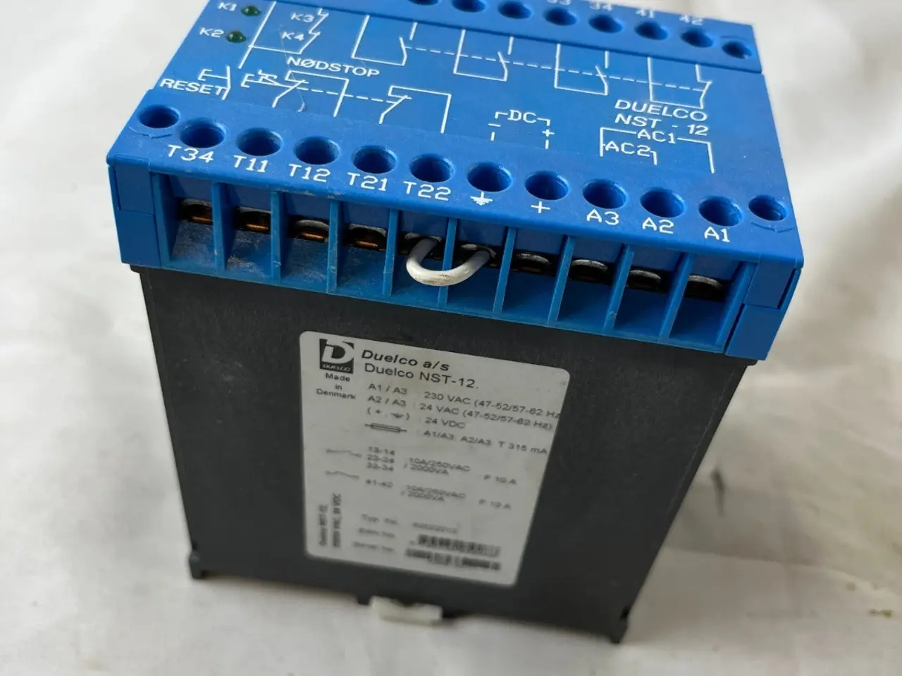 Billede 3 - Duelco NST-12 sikkerhedsrelæ Emergency Stop modul