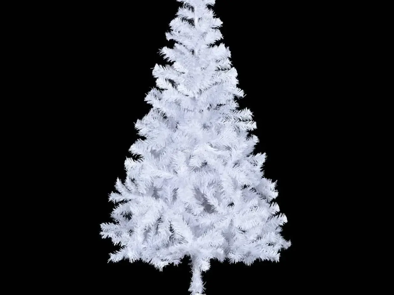 Billede 2 - Kunstigt juletræ med fod 150 cm - hvid