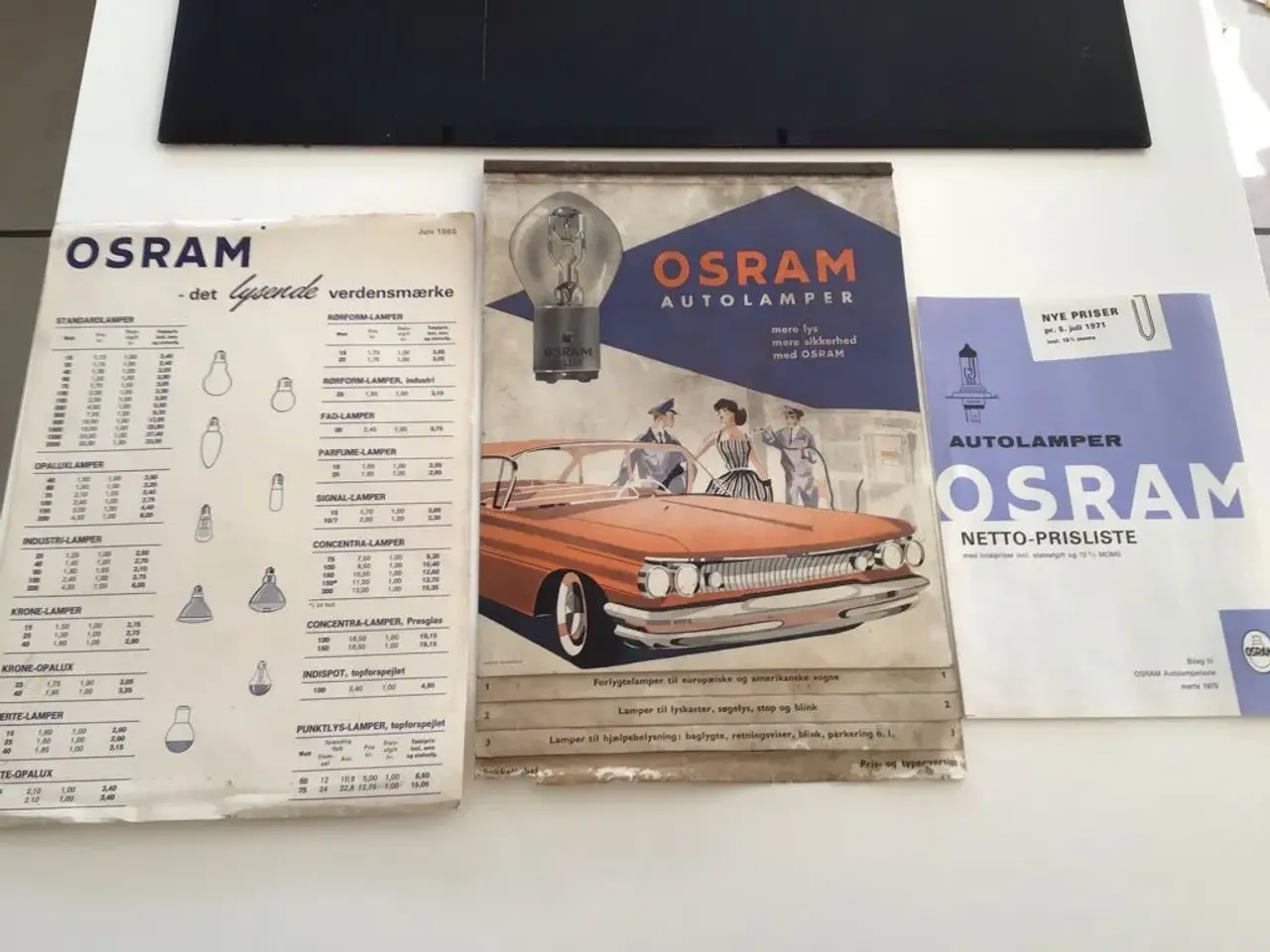 Billede 1 - Osram reklame gammelt