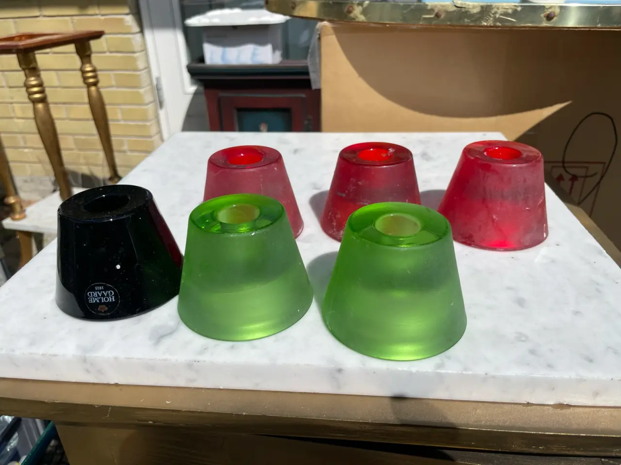 Billede 1 - Holmegaard glas lystager