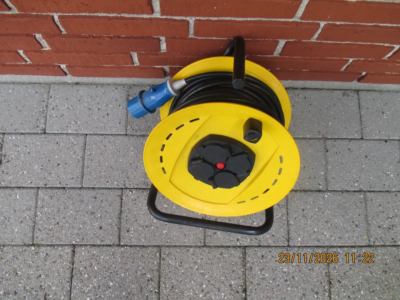 Billede 1 - 30 meter Gummi kabeltromle.