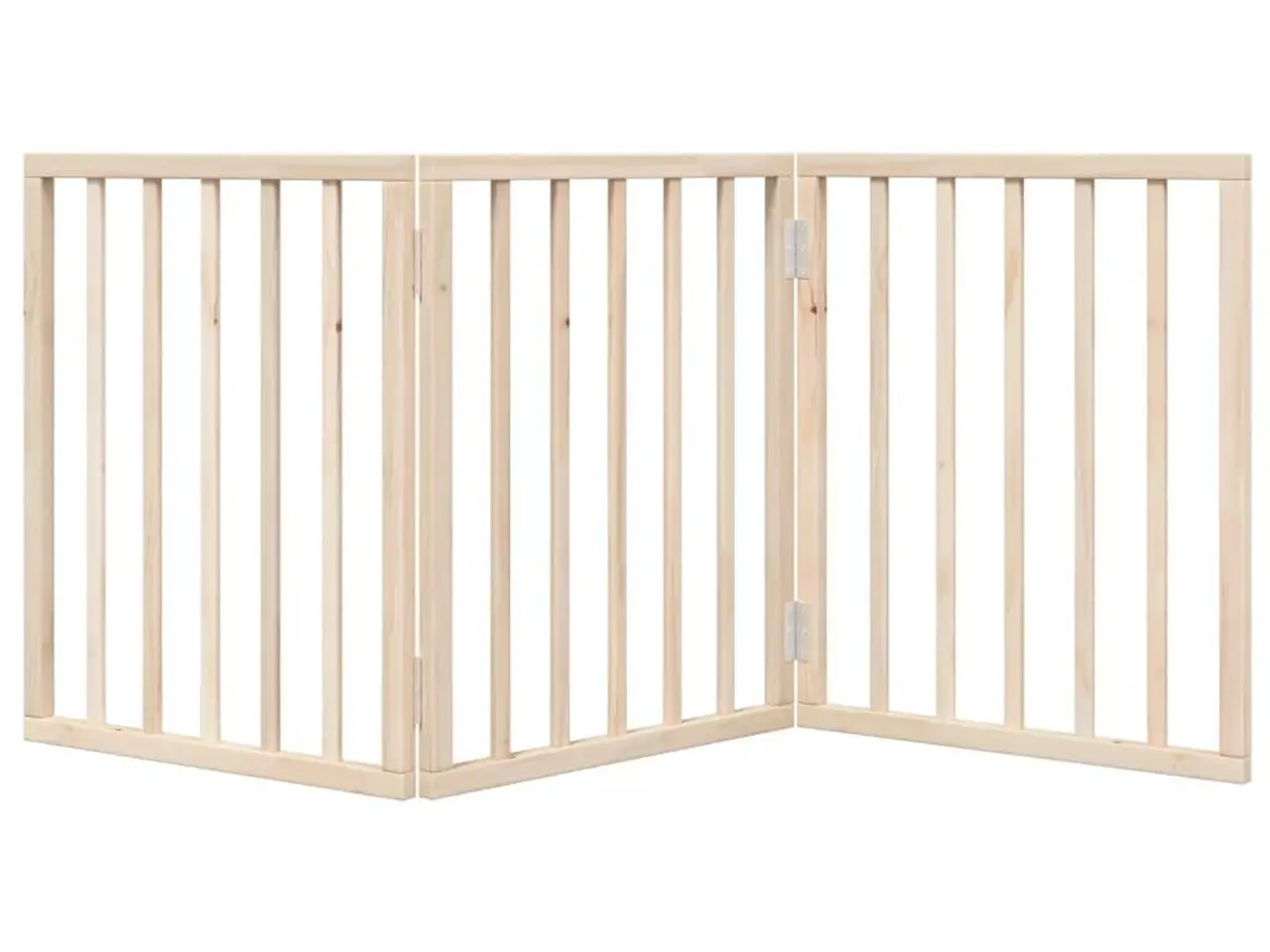 Billede 4 - Hundegitter foldbart - 3 paneler, 150 cm i poppeltræ