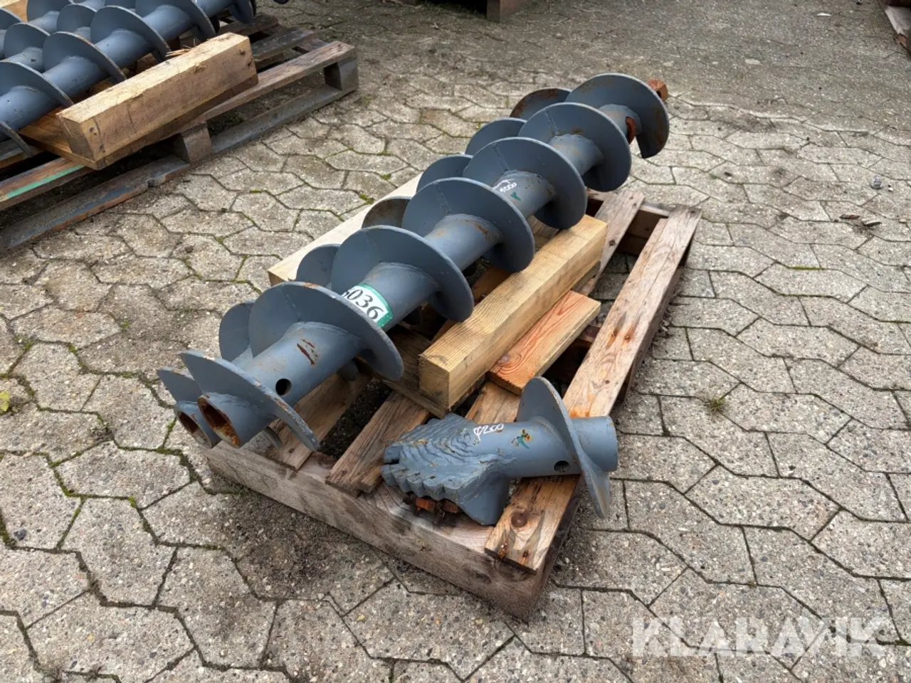 Billede 5 - Sneglebor med starter til sten materiale 2 Styk