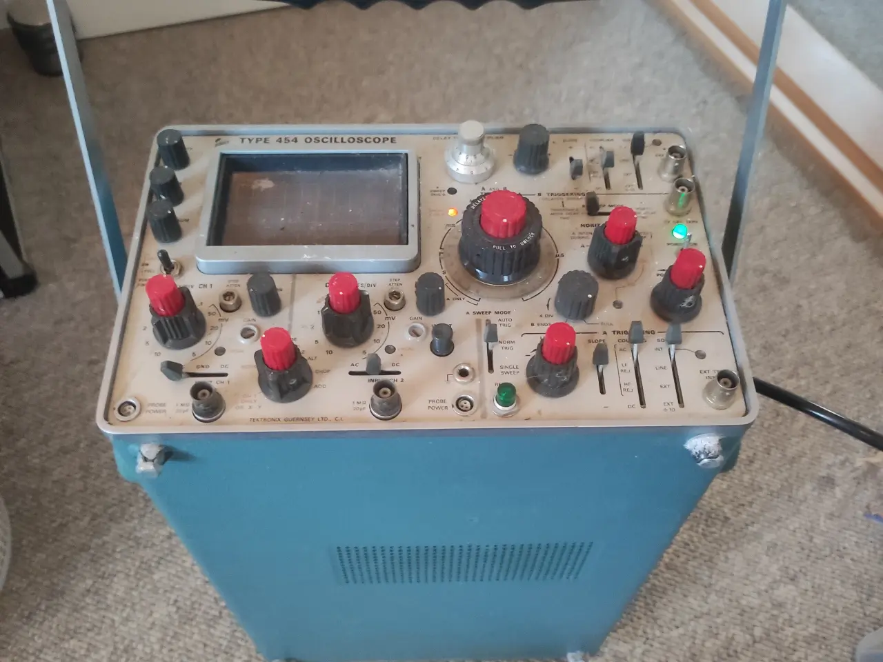 Billede 2 - Oscilloskop Tektronix 454
