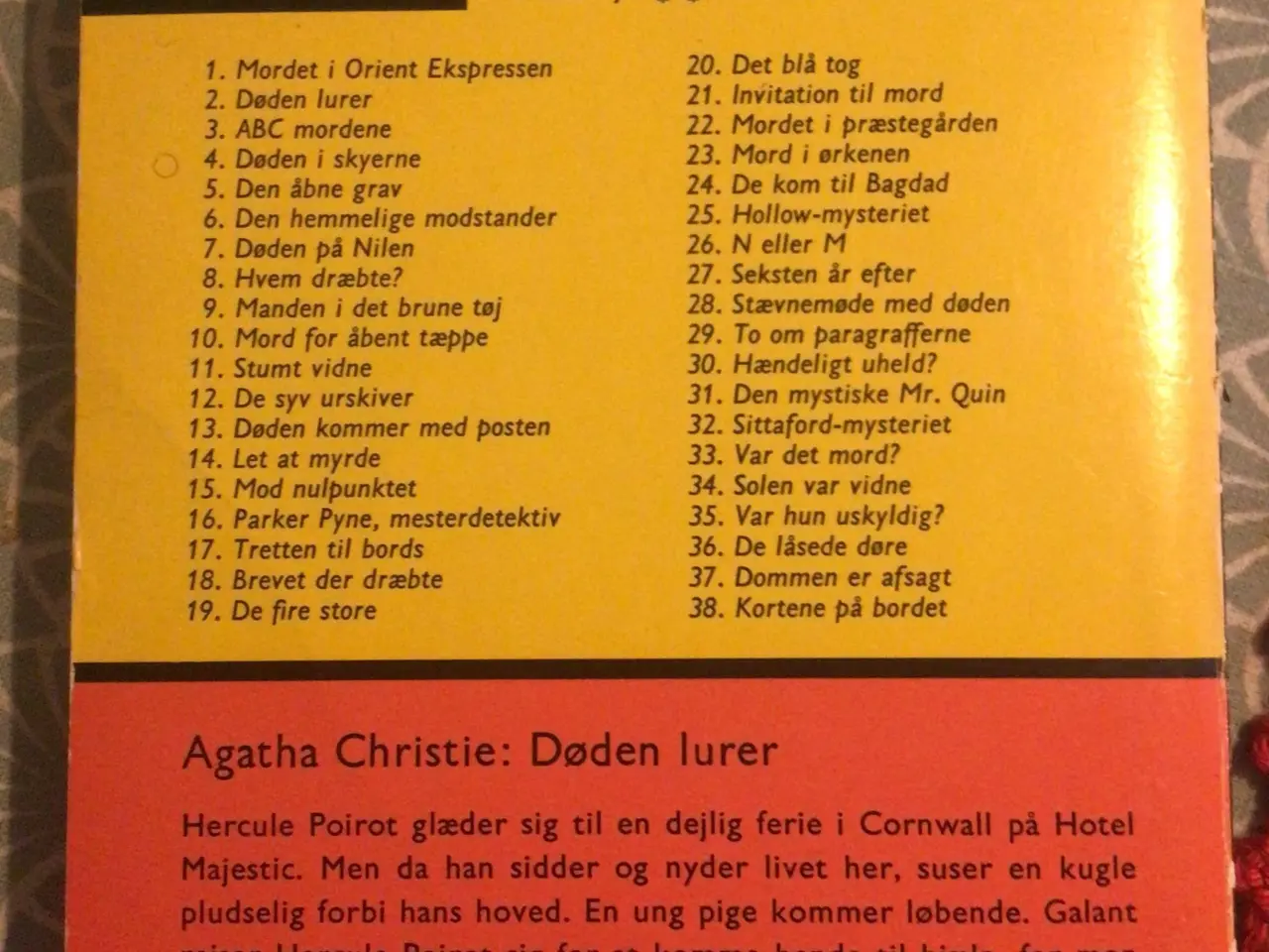 Billede 2 - Agatha Christie : Døden lurer