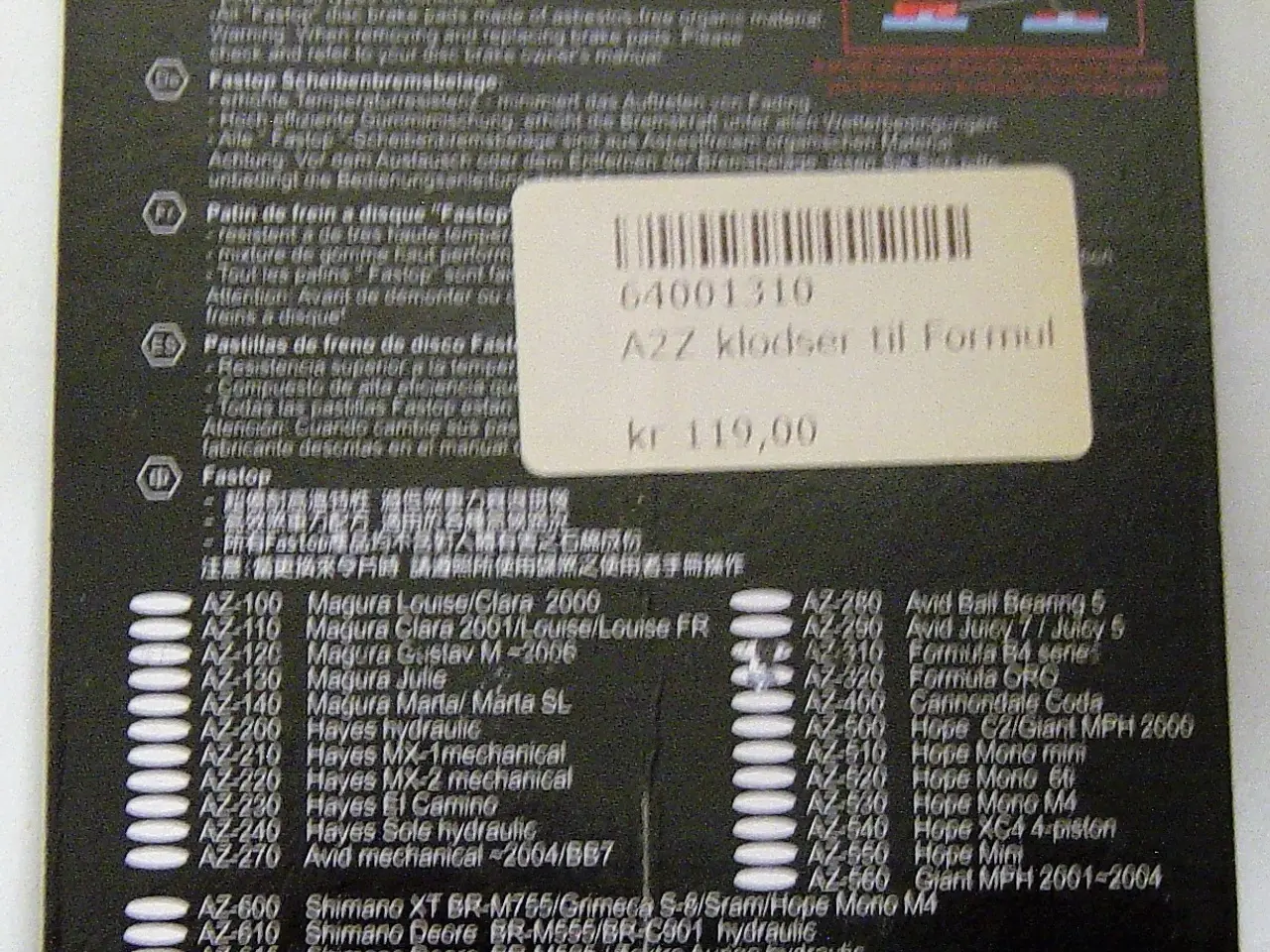 Billede 6 - Disc brake pads - forskellige modeller