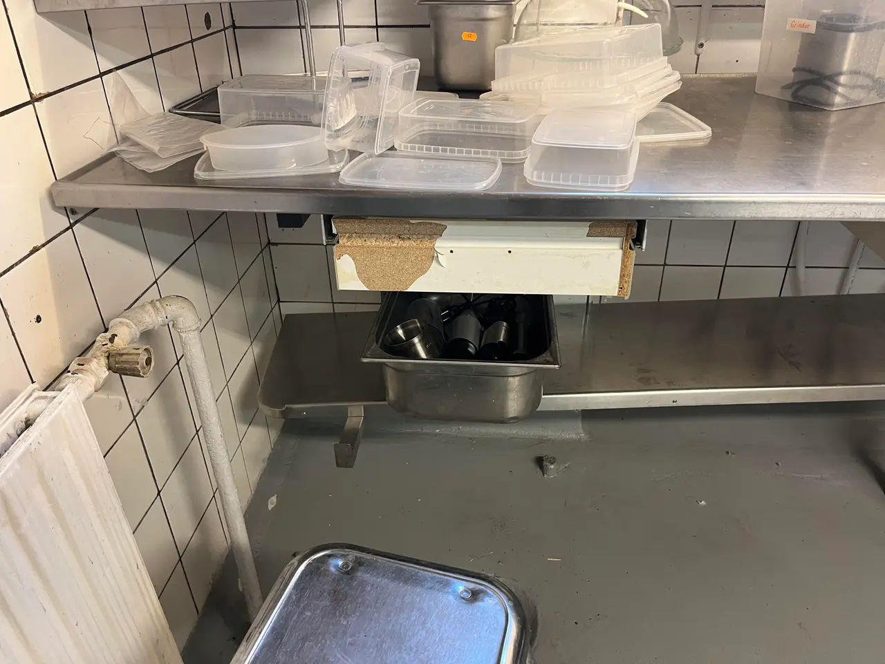 Billede 2 - Vaskebord i rustfrit stål
