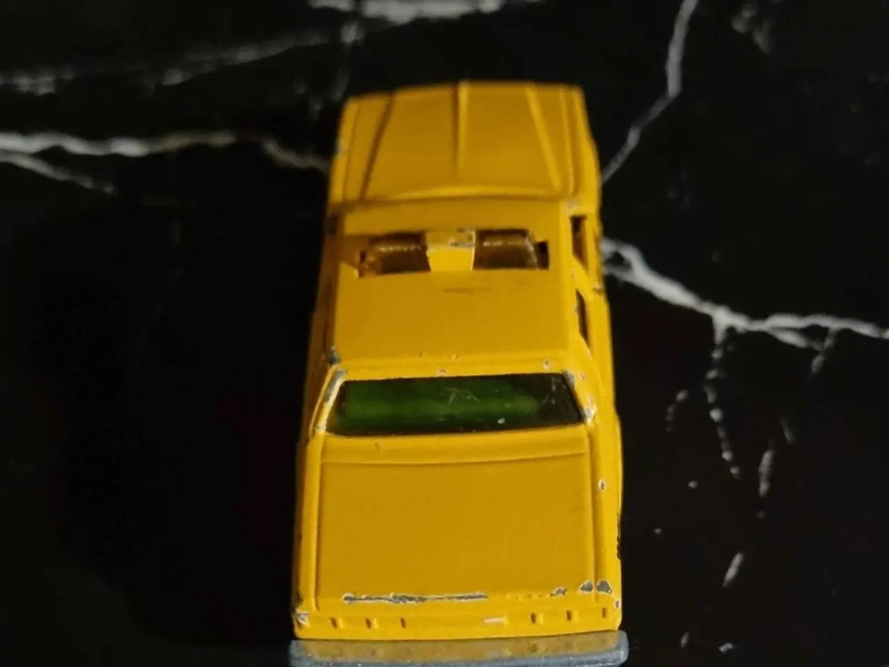 Billede 4 - Vintage Majorette Chevrolet Impala gul Taxa