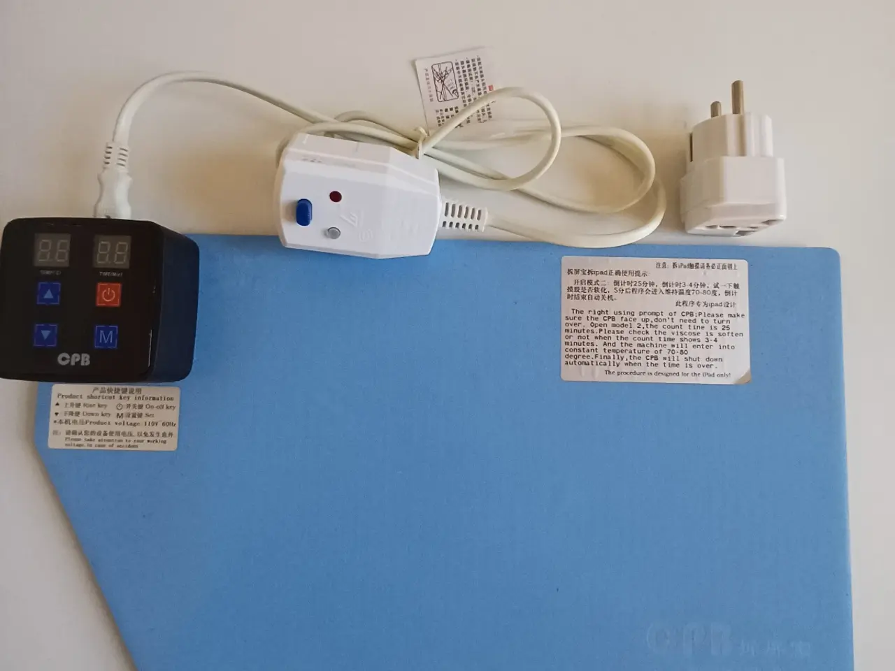 Billede 1 - Varmeplade til rep. af mobil, tablet etc.