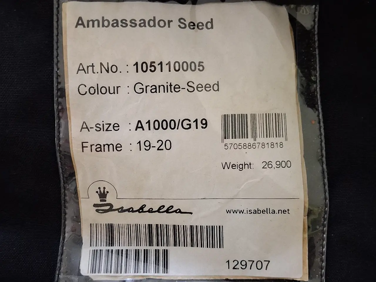 Billede 1 - Isabella Ambassador Seed A1000/G19-20 2,5m dyb.