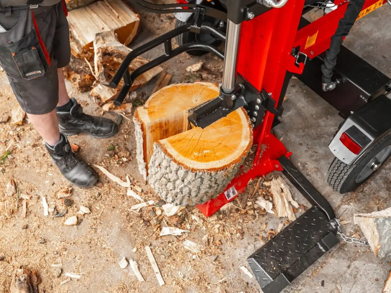 Billede 8 - WoodMaster CWM35B – 35 ton benzin brændekløver (lodret)