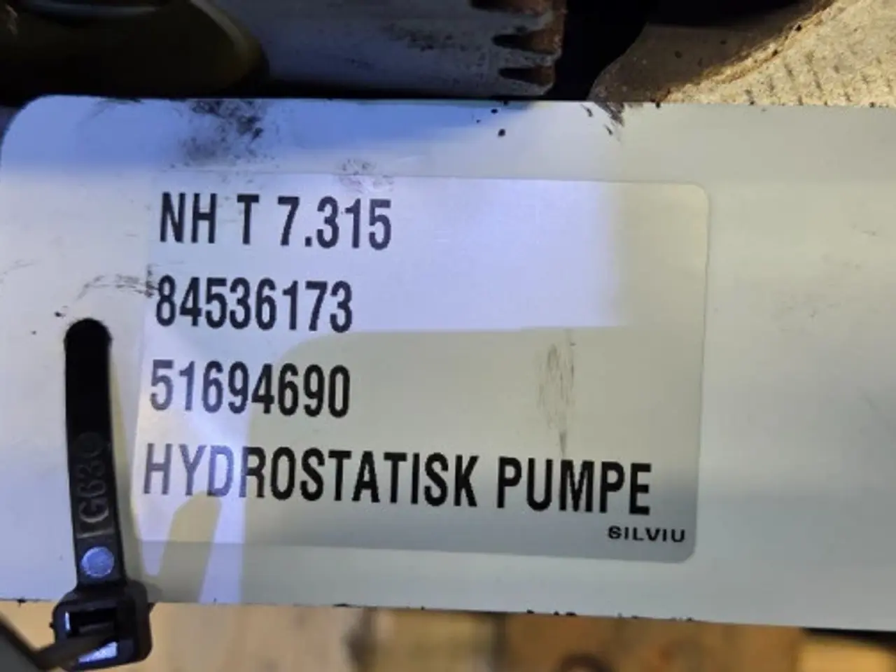 Billede 23 - New Holland T7.315 Hydrostatisk Pumpe 84536173
