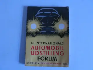 Automobil Udstilling 1958