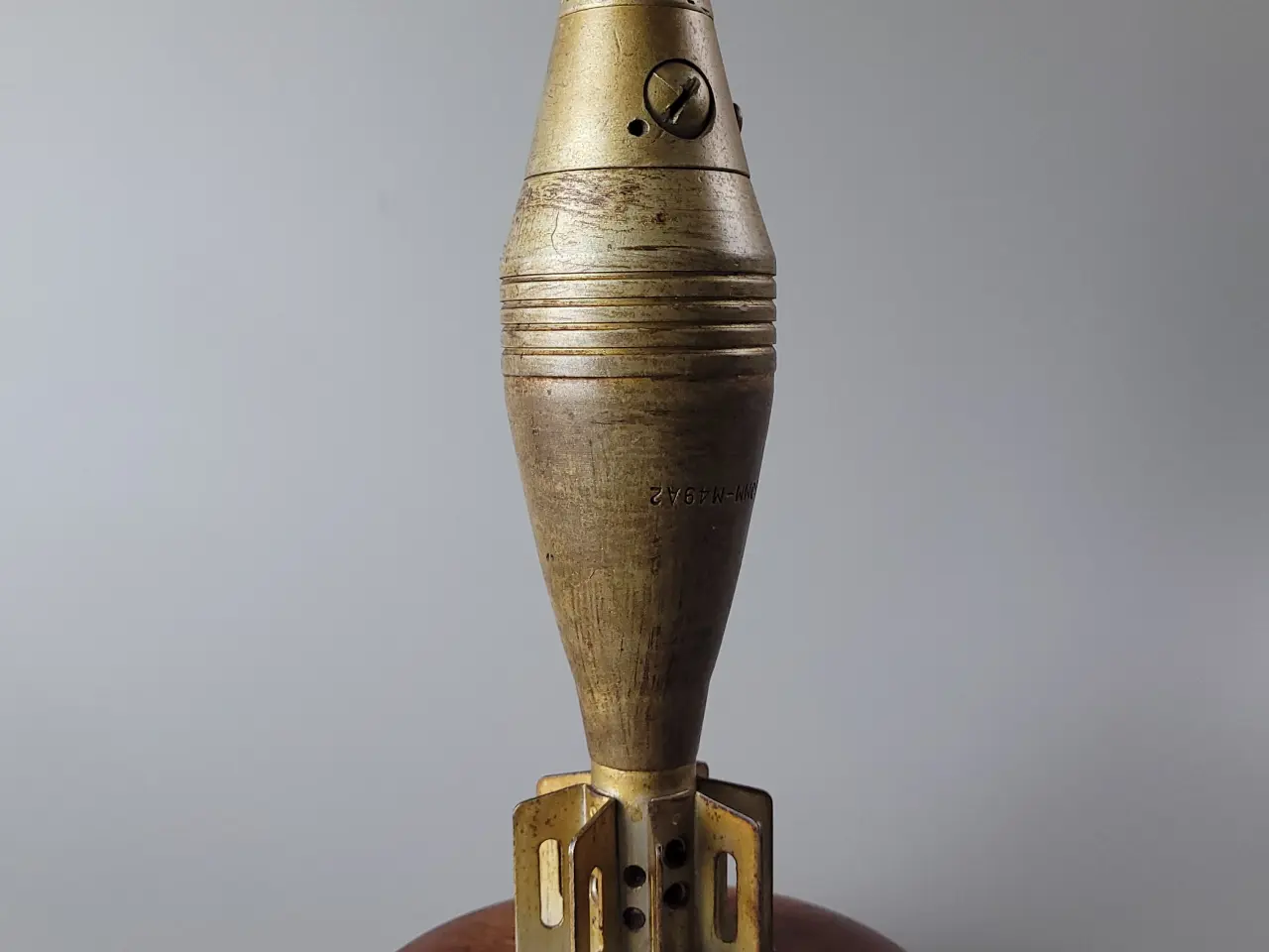Billede 1 - ⭐️· Unik WWII Lampe - Mortérgranat fra 1945