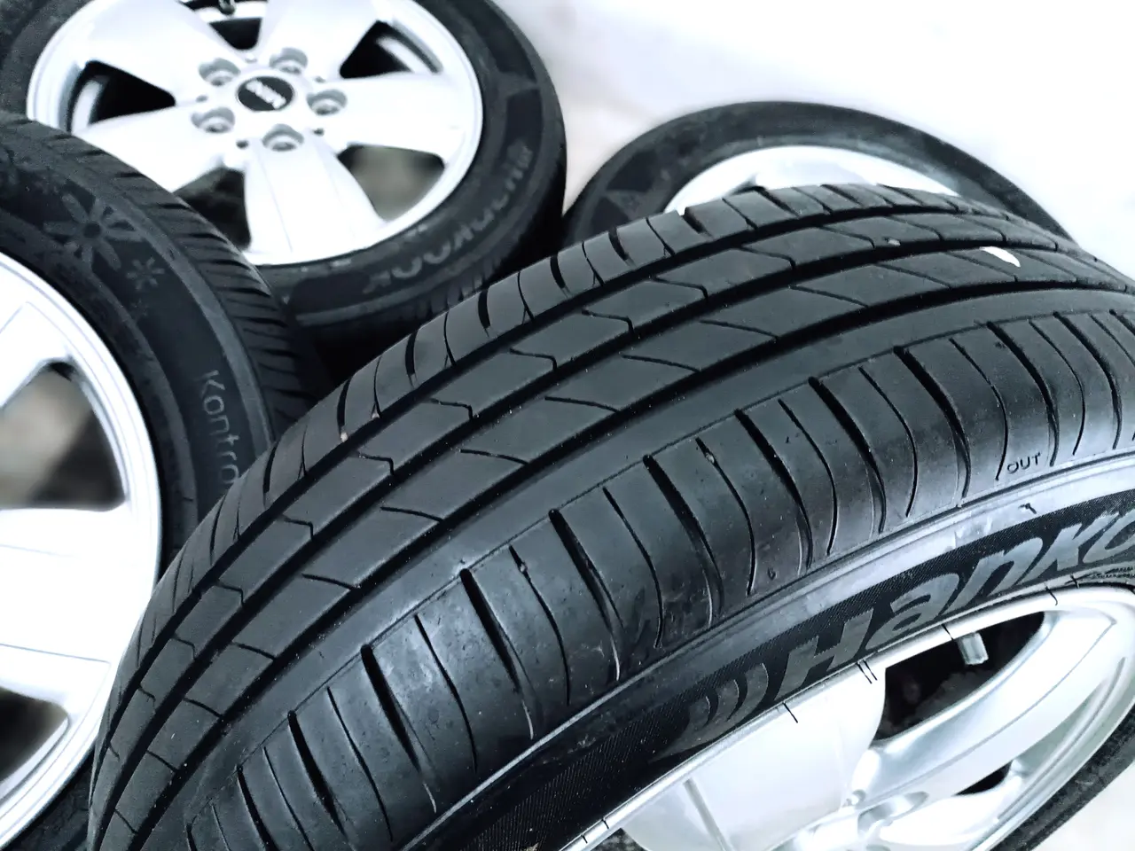 Billede 7 - 5x112 15" ET46 nav 66,6ø MINI sommersæt inkl.TPMS