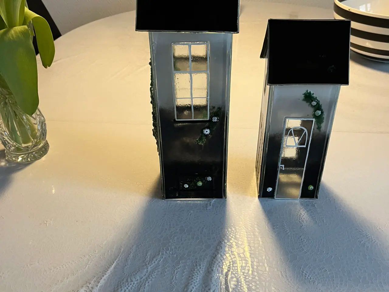 Billede 3 - Fine huse til lys ny pris 1000 kr nu 450 kr
