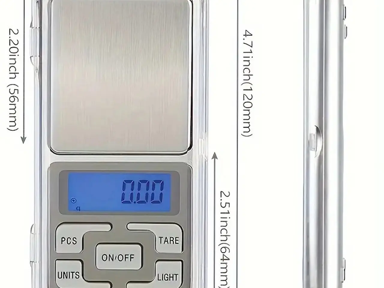 Billede 3 - Præcisionsvægt 500g/0,01g HELT NY
