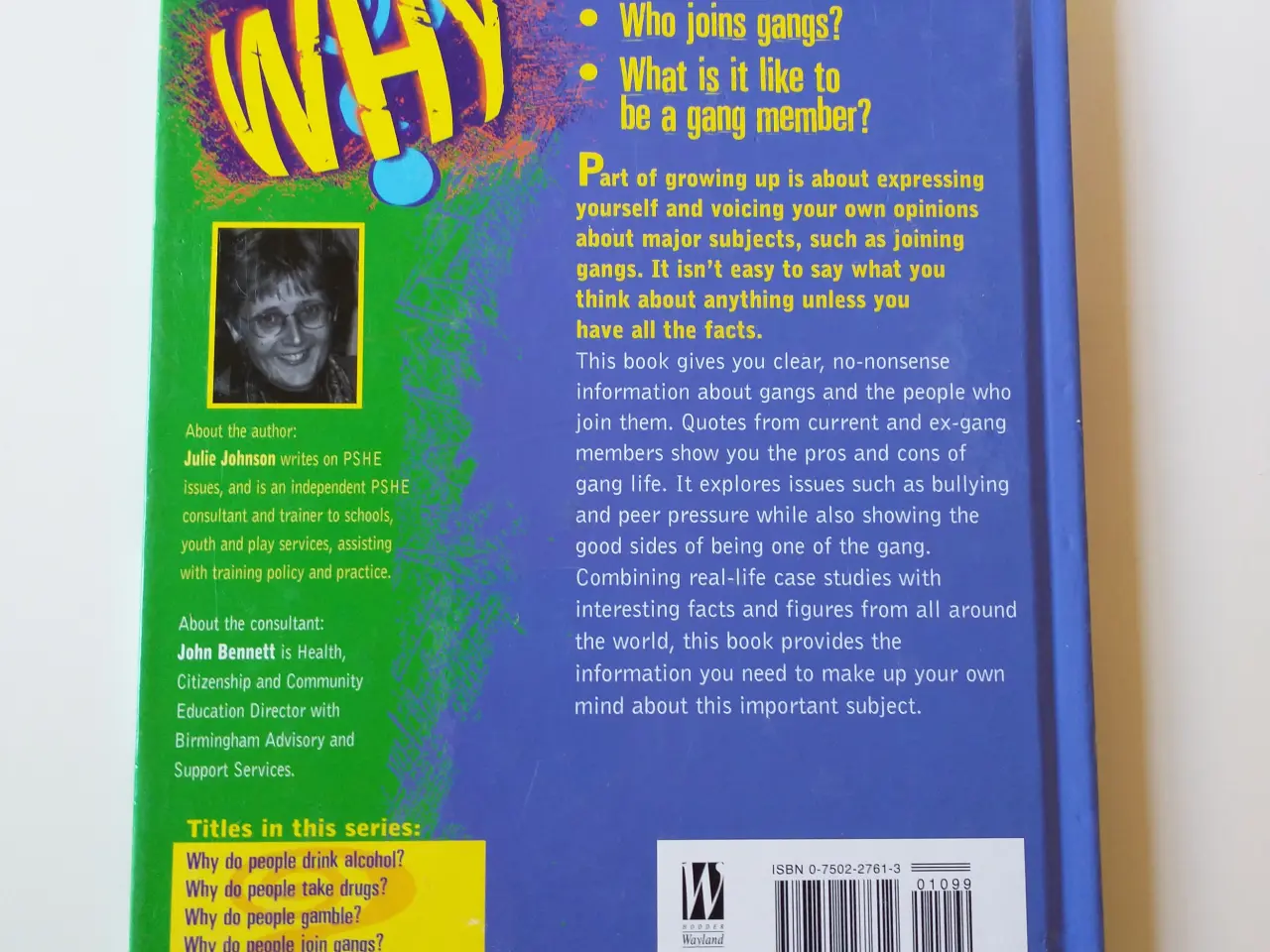 Billede 2 - Why Do People Join Gangs? Af Julie Johnson