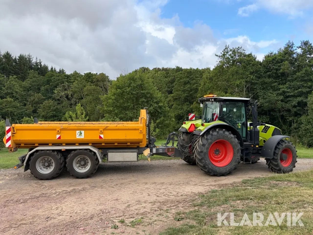 Billede 7 - Traktor Claas 650 Arion - med kroghejsevogn