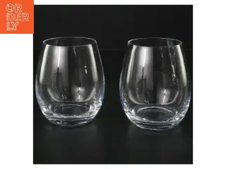 Sæt af to drikkeglas (str. 2 stk Ø 6,5 cm længde 10 cm)
