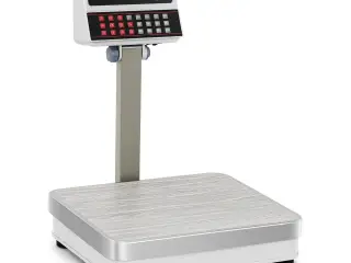 Butiksvægt – 60 kg / 5 g – hvid – LCD