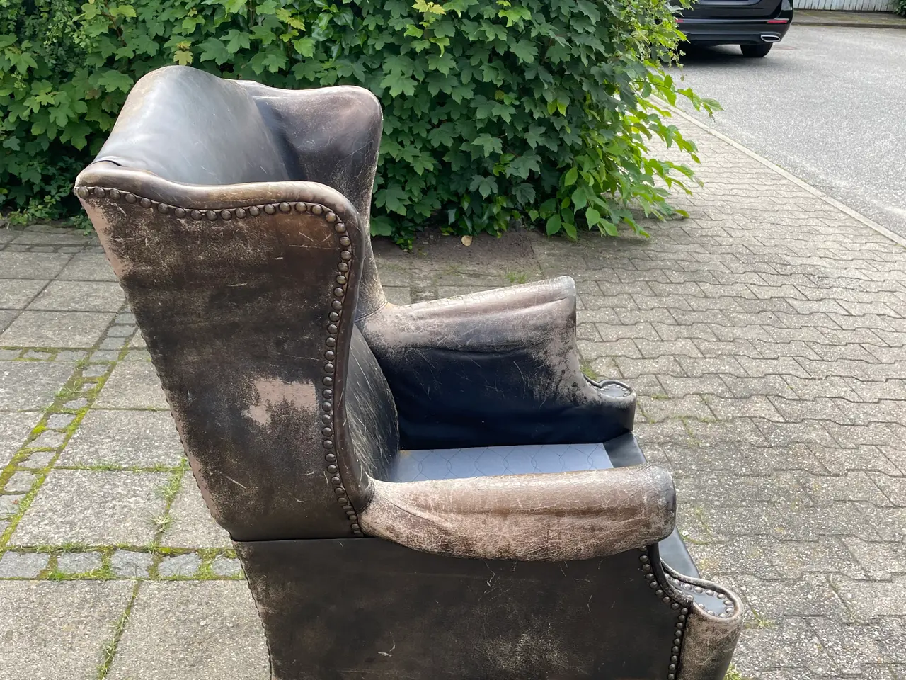 Billede 6 - Retro læder stol