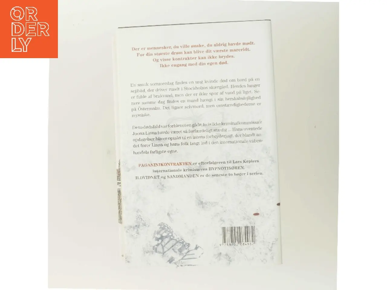 Billede 3 - Paganinikontrakten : Kriminalroman (Danish Language) af Lars Kepler (Bog)