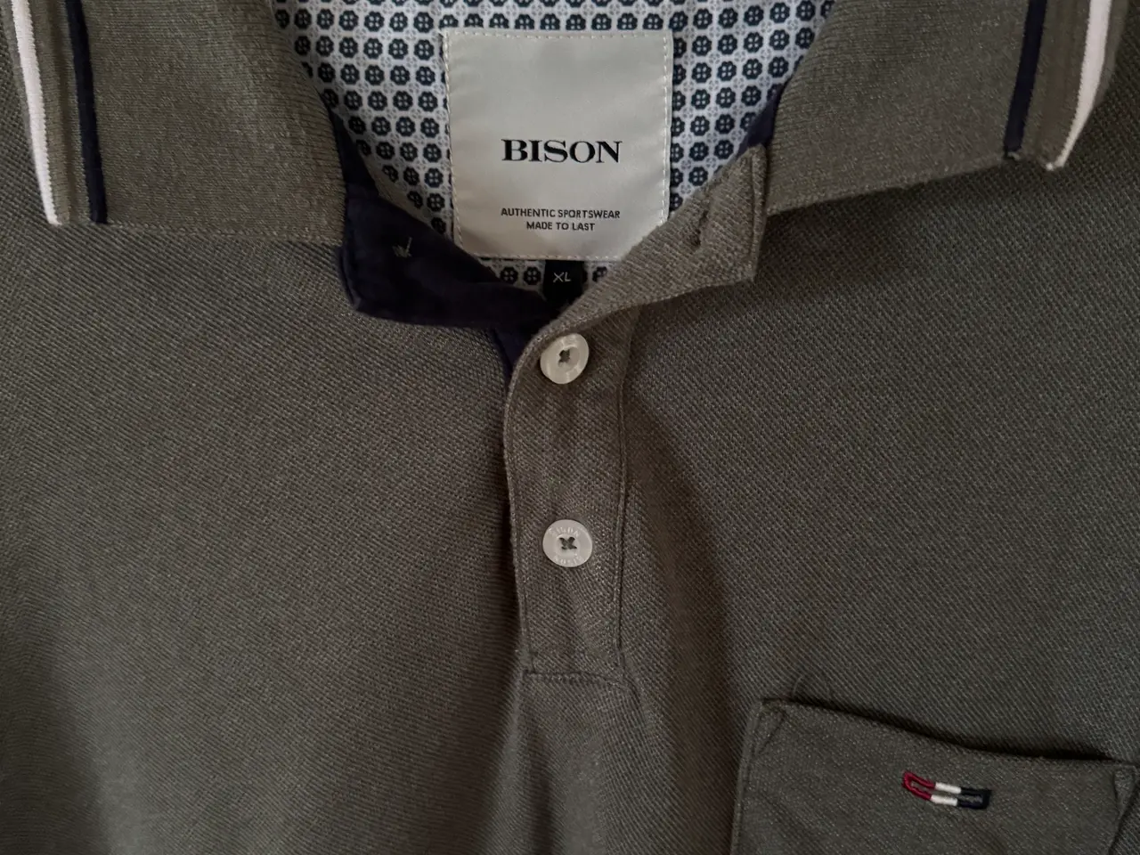 Billede 4 - Bison polo, str. XL, brun
