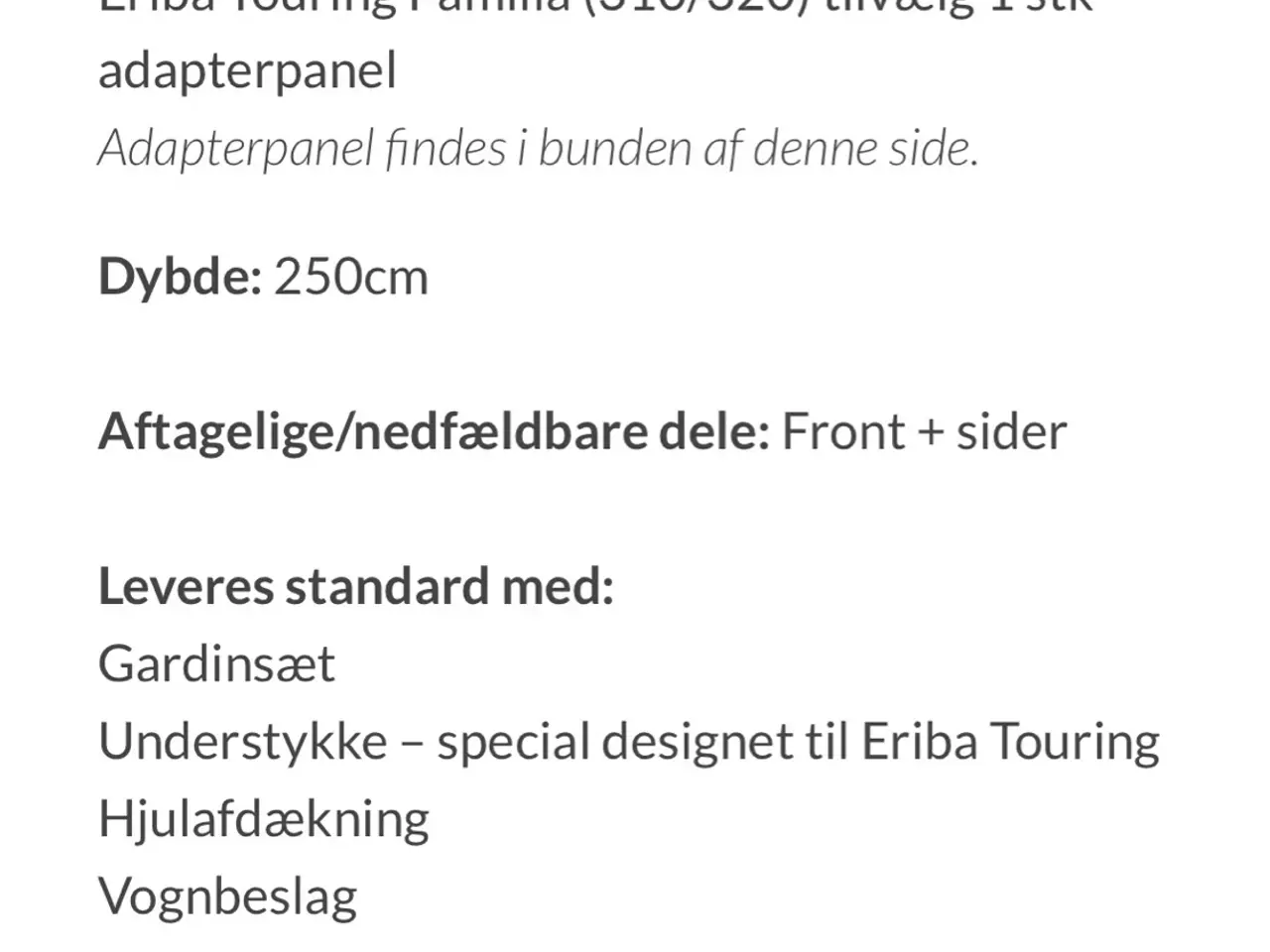 Billede 7 - Fortelt Isabella Eriba Touring